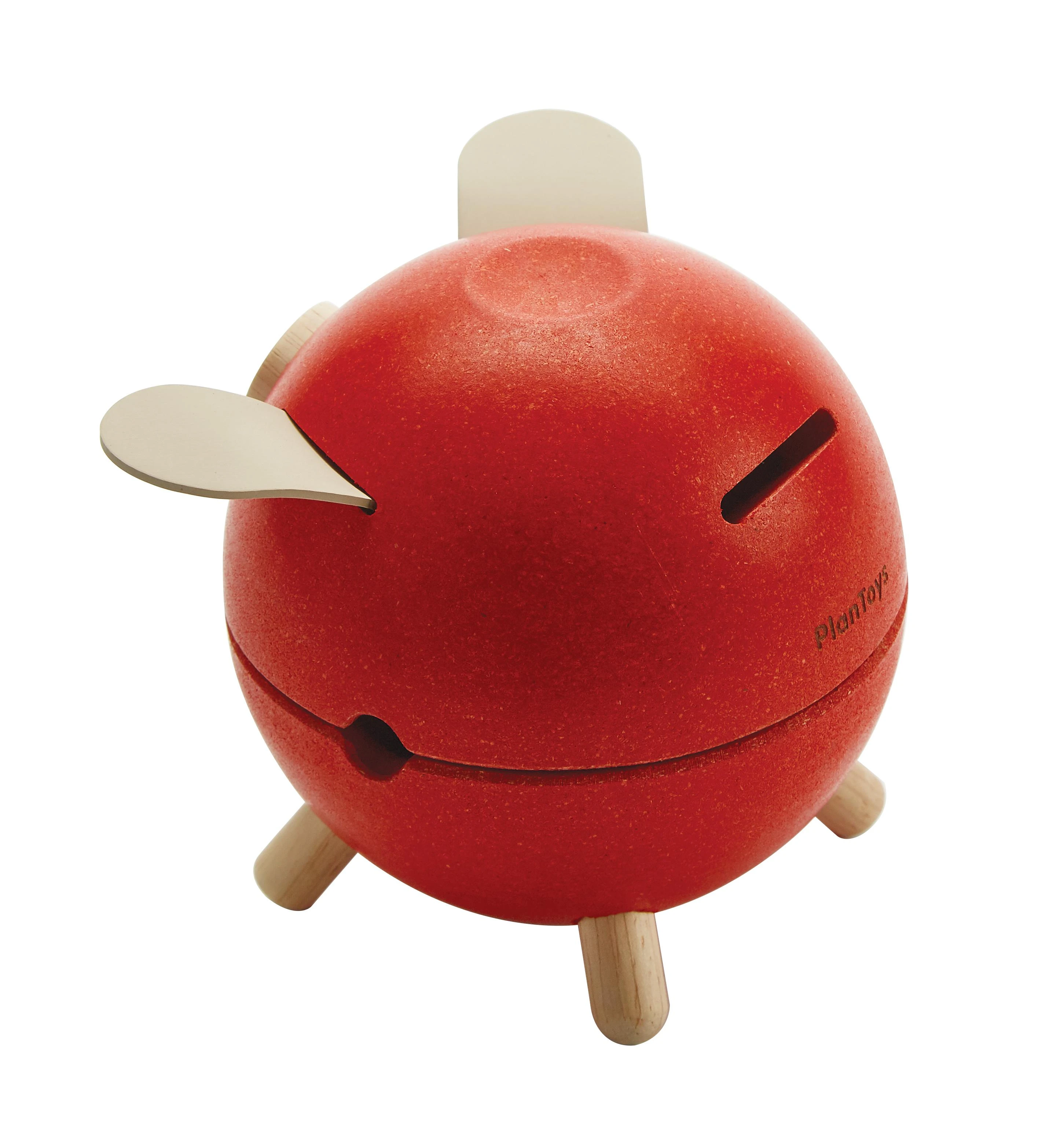 Plantoys žaislai - raudona taupyklė Piggy bank (8708)