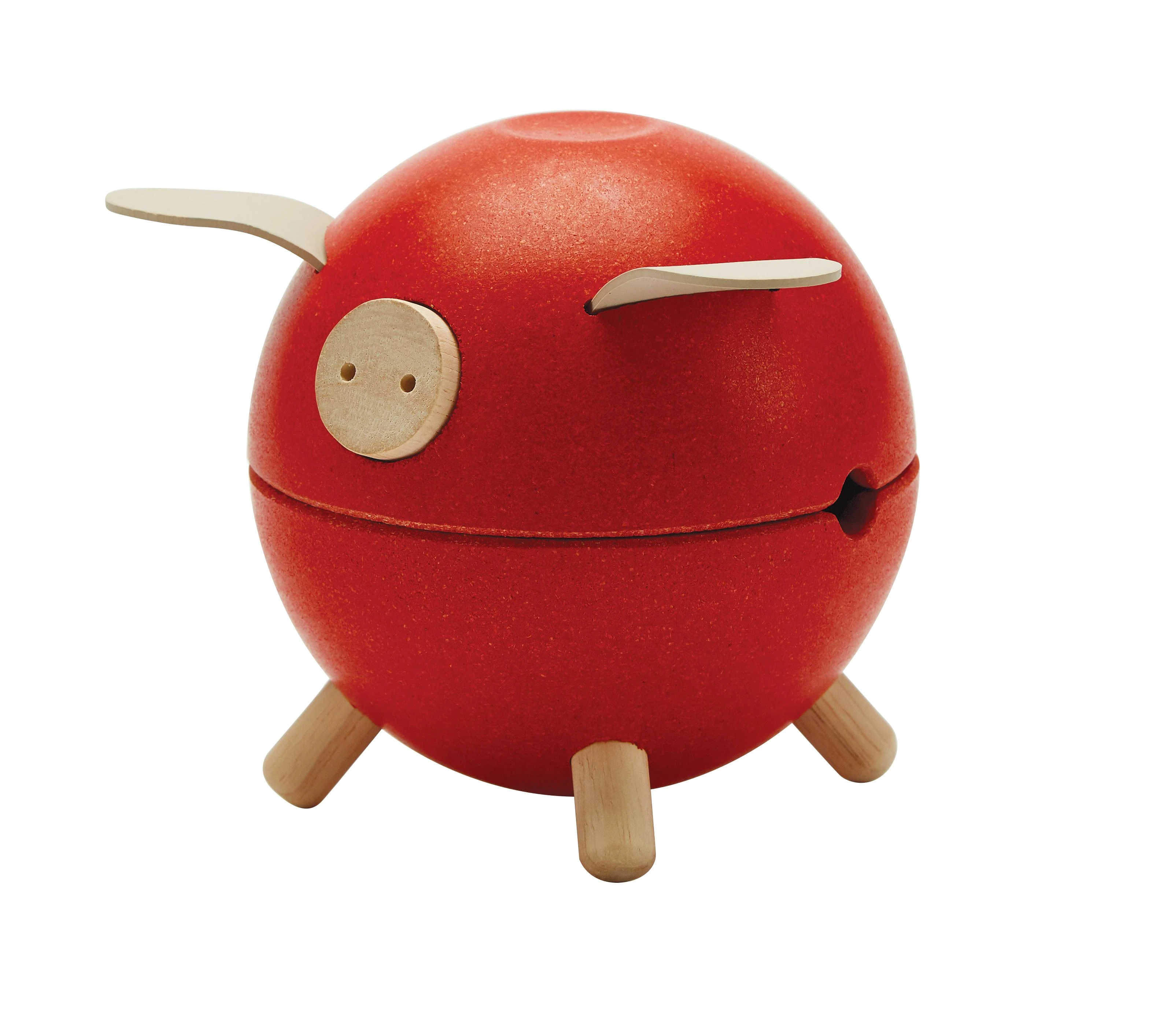 Plantoys žaislai - raudona taupyklė Piggy bank (8708)