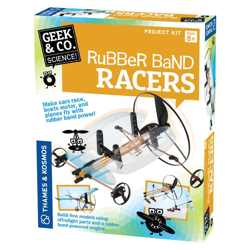 Thames Kosmos Geek&Co mokslinis rinkinys Rubber Band Racers