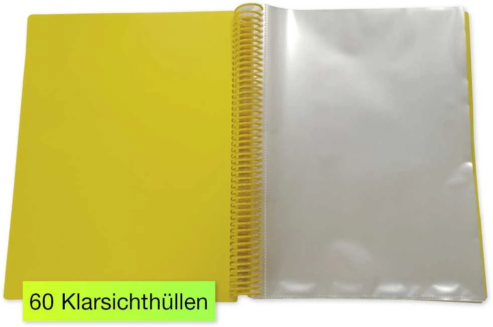 TimeTEX Aplankas A4 su 60 skaidrių įmaučių (TT10609)