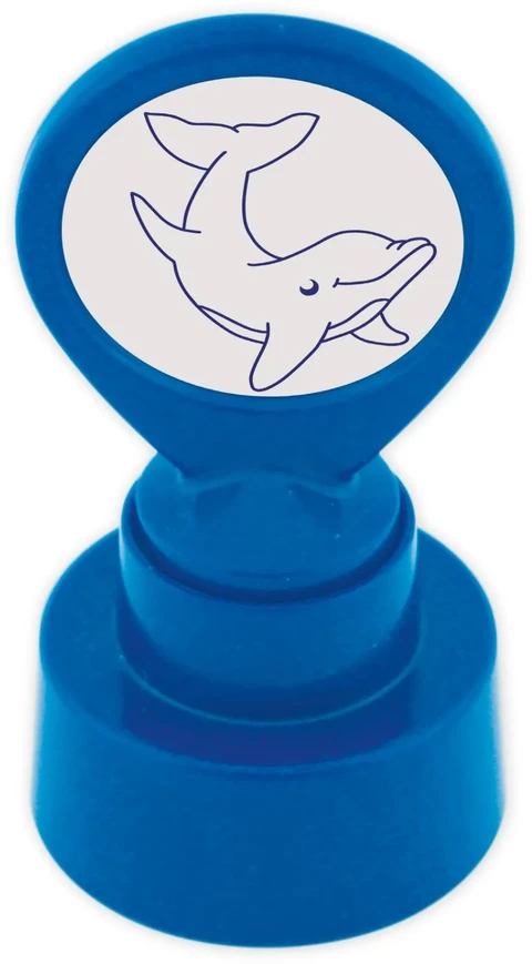 TimeTEX Apvalus „Perpetuum“ šilkografijos antspaudas „Delfinas" (TT62036)