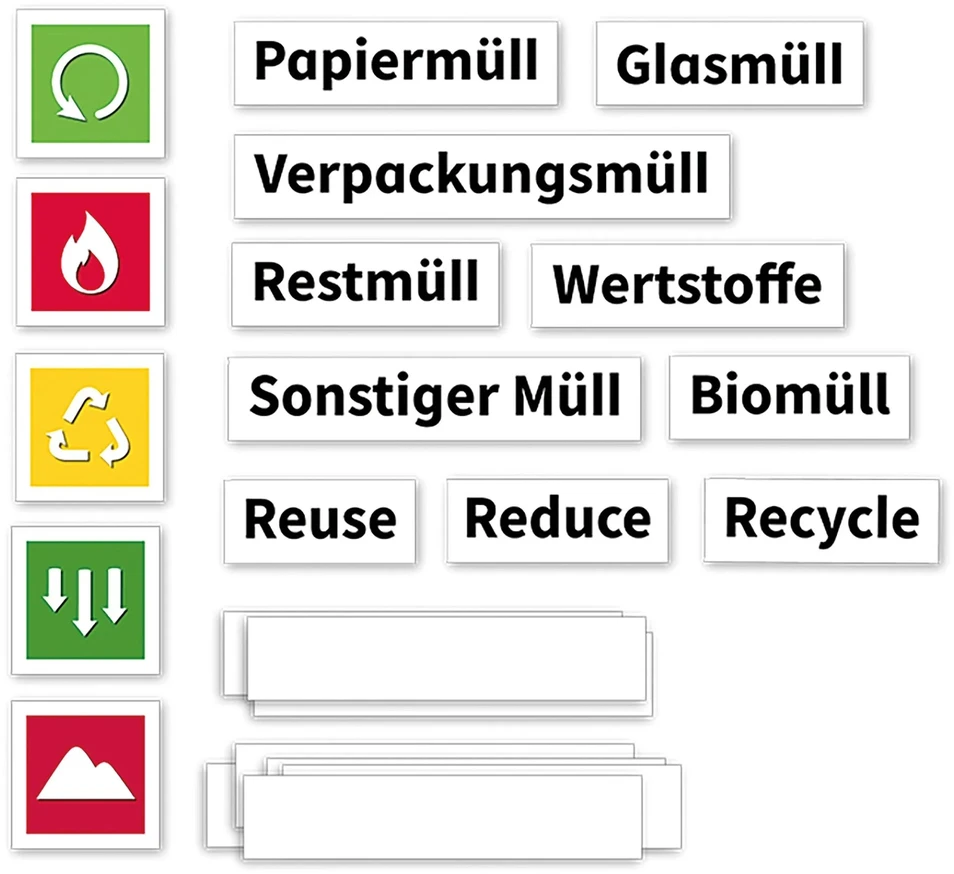 Timetex Atliekų mažinimas, rūšiavimas ir atliekų piramidė, magnetinis rinkinys, 79 dalių (TT59202)