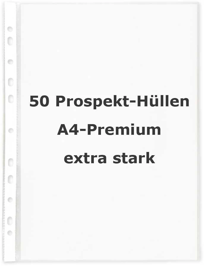 TimeTEX Įmautės Prospectus A4 premium, pastiprintos, 50 vnt. (TT64328)