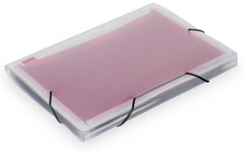 TimeTEX išskleidžiamas A4-Plus aplankas, skaidrus, spalvotas (TT10683)