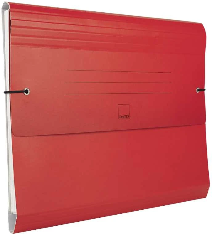 TimeTEX Kartoninis A4-Plus aplankas su daug skyrelių, spalvotas (TT1060x)