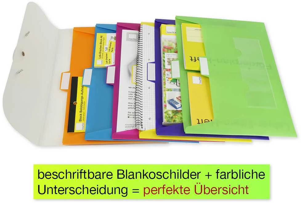 TimeTEX Pakabinama A4 aplankų juosta, 7 skyriai (TT10608)