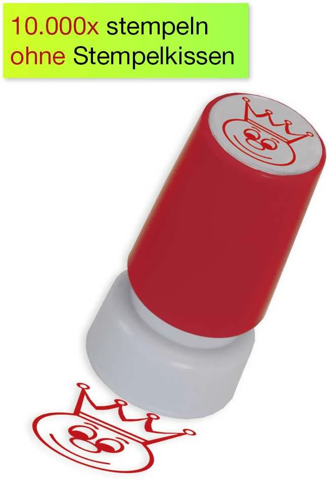 TimeTEX Perpetuum šilkografinis antspaudas - šypsenėlė su karūna (TT62965)