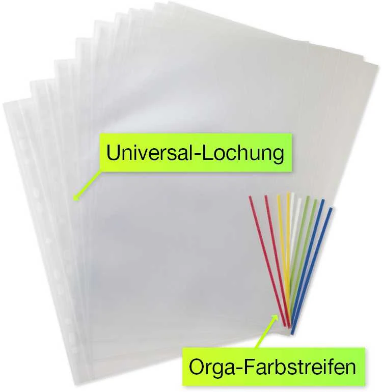 TimeTEX Plastikinės įmautės, A4 extra, 10 vnt. (TT64330)