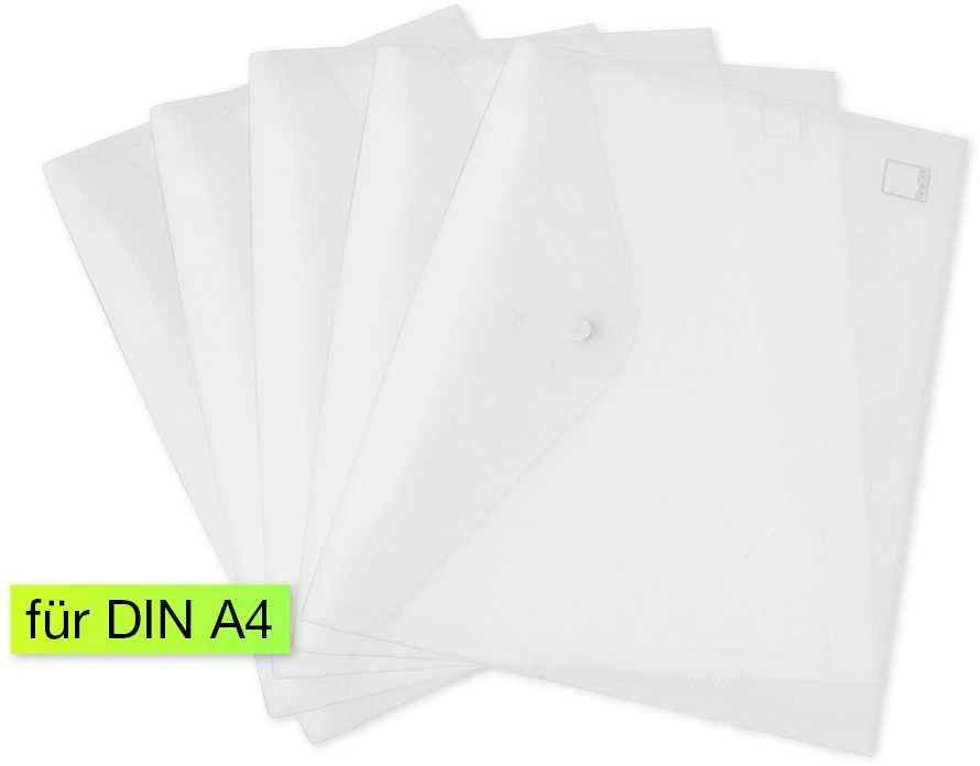 TimeTEX Skaidrių, bespalvių aplankų dokumentams rinkinys, 7 vnt. (TT10322)