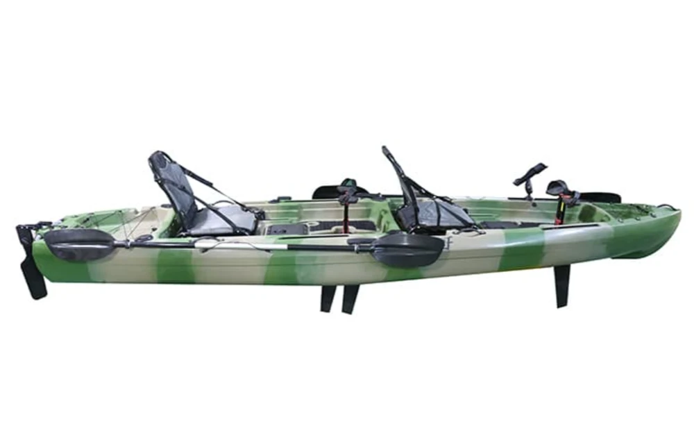 Dvivietė žvejybinė minama baidarė AMBER CARP TANDEM 13.5, 410 x 90 x 39 cm