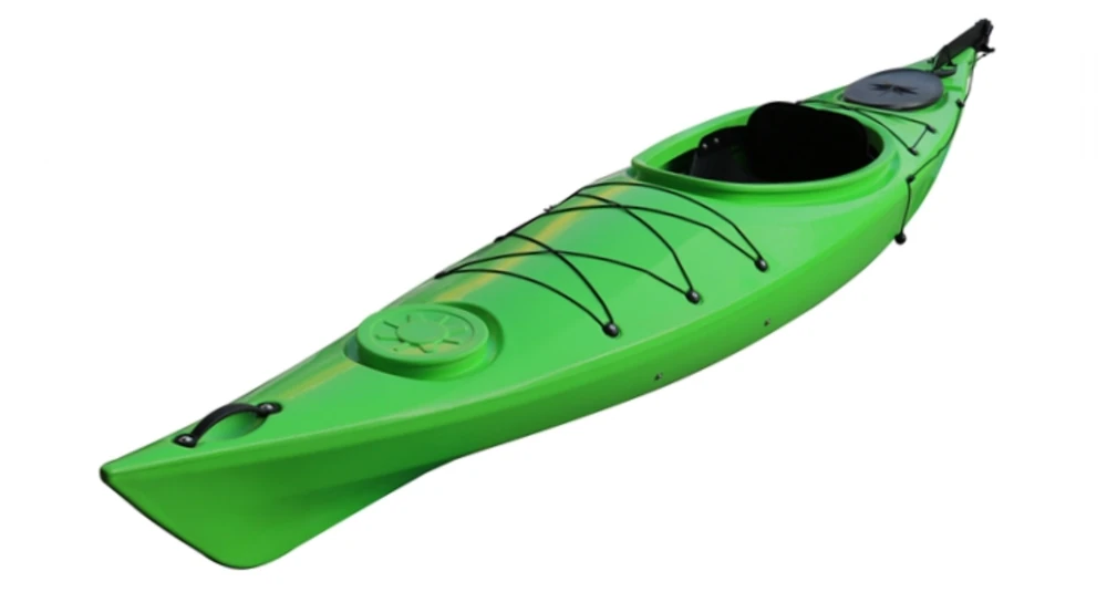 Vienvietė baidarė AMBER MOLAKE 11.5 WR, Su vairo sistema, 355 x 63 x 36 cm, LDPE, Žalia
