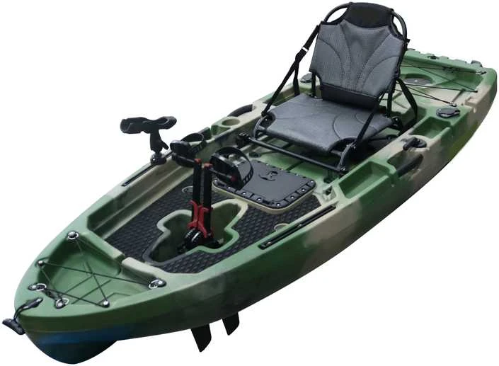 Vienvietė minama žvejybinė baidarė AMBER BOGA 8.4, FLAP pedal, 256 x 88 x 33 cm, Camo, HDPE