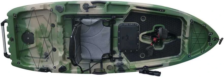 Vienvietė minama žvejybinė baidarė AMBER BOGA 8.4, FLAP pedal, 256 x 88 x 33 cm, Camo, HDPE