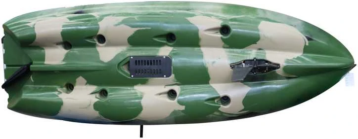Vienvietė minama žvejybinė baidarė AMBER BOGA 8.4, FLAP pedal, 256 x 88 x 33 cm, Camo, HDPE
