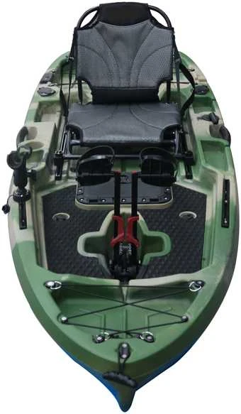 Vienvietė minama žvejybinė baidarė AMBER BOGA 8.4, FLAP pedal, 256 x 88 x 33 cm, Camo, HDPE