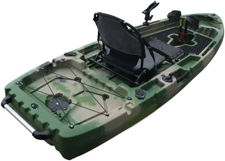 Vienvietė minama žvejybinė baidarė AMBER BOGA 8.4, FLAP pedal, 256 x 88 x 33 cm, Camo, HDPE