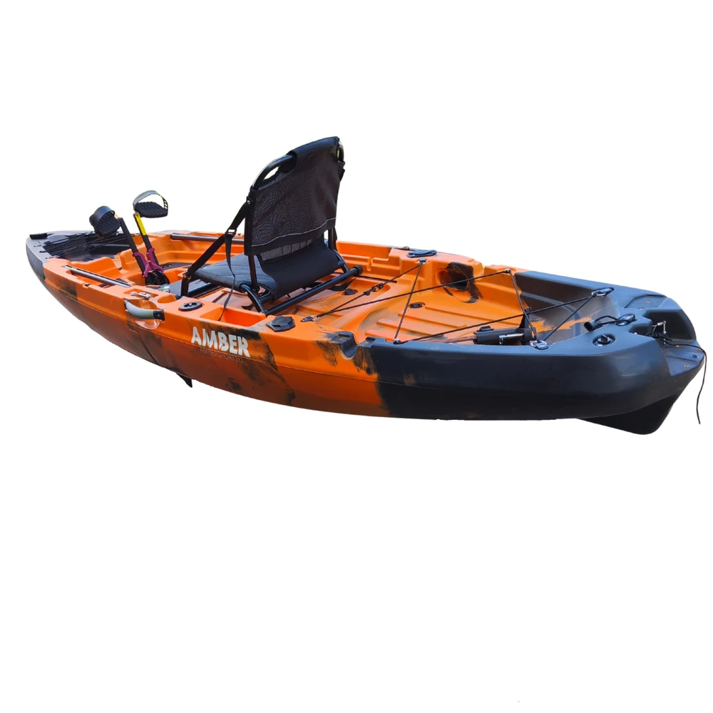 Amber Kora 10.8 baidarė su pedalais, oranžinė-juoda