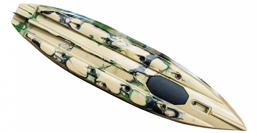 Vienvietė žvejybinė baidarė AMBER BLAZE 12.9 396 x 92 x 35 cm, Camo