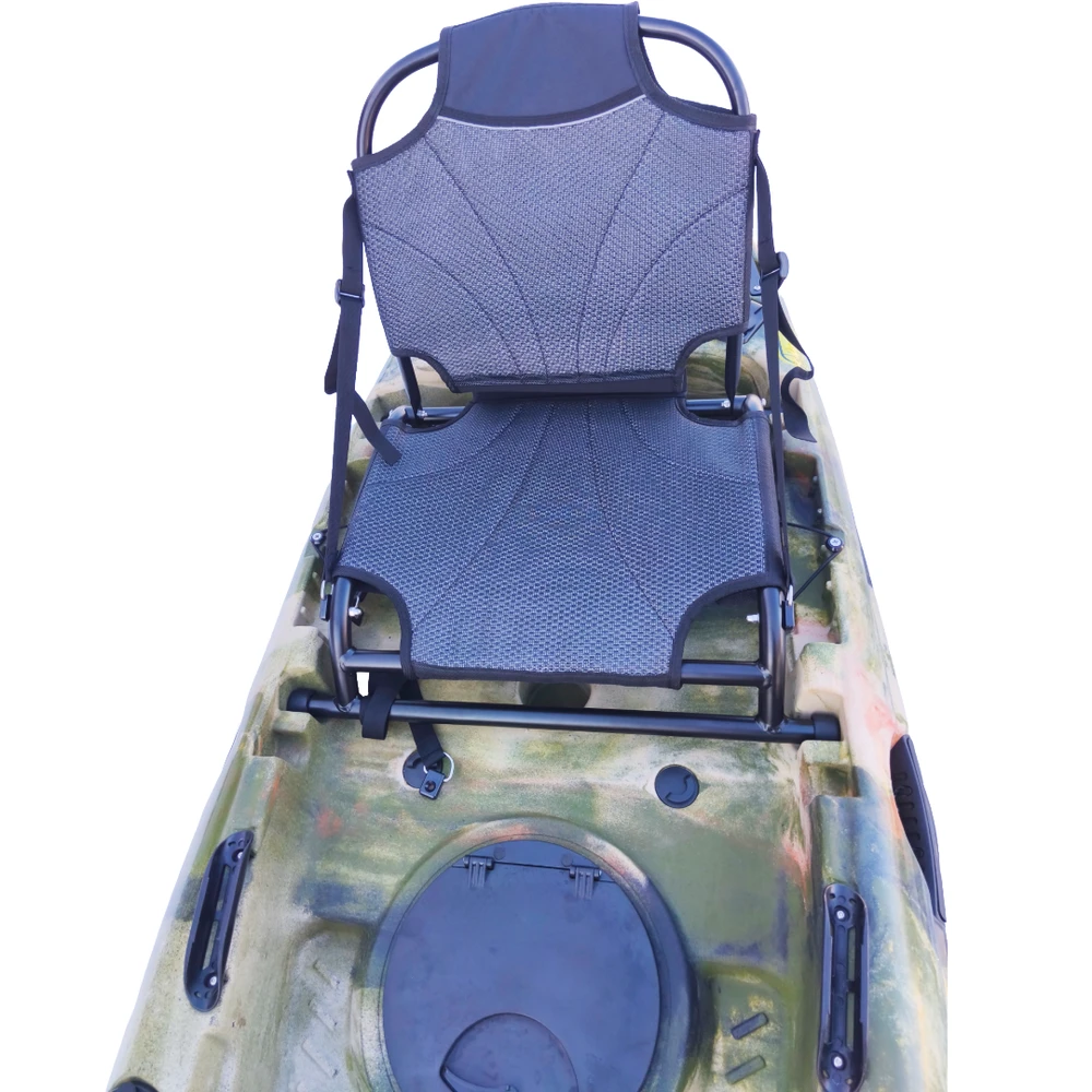 Vienvietė žvejybinė SIT-ON-TOP baidarė AMBER BAIT COMFORT, 301 x 78 x 37 cm, LDPE, 29 kg, Jungle Camo
