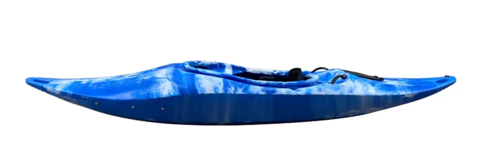 WW balto vandens kajakas AMBER L.O.G. CLUB, 261 x 63 x 38 cm, Mėlyna Balta, iki 120 kg, HDPE