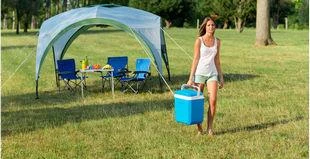 Mėlyna Campingaz Icetime Plus 30 l kempingo šaltdėžė
