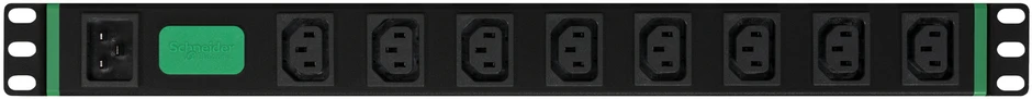 Apc Easy Rack PDU, Basic, Horizontal, 1 Phase, 3.7kW, 230V, 16A, 8 x C13 outlets, IEC60320 C20 inlet