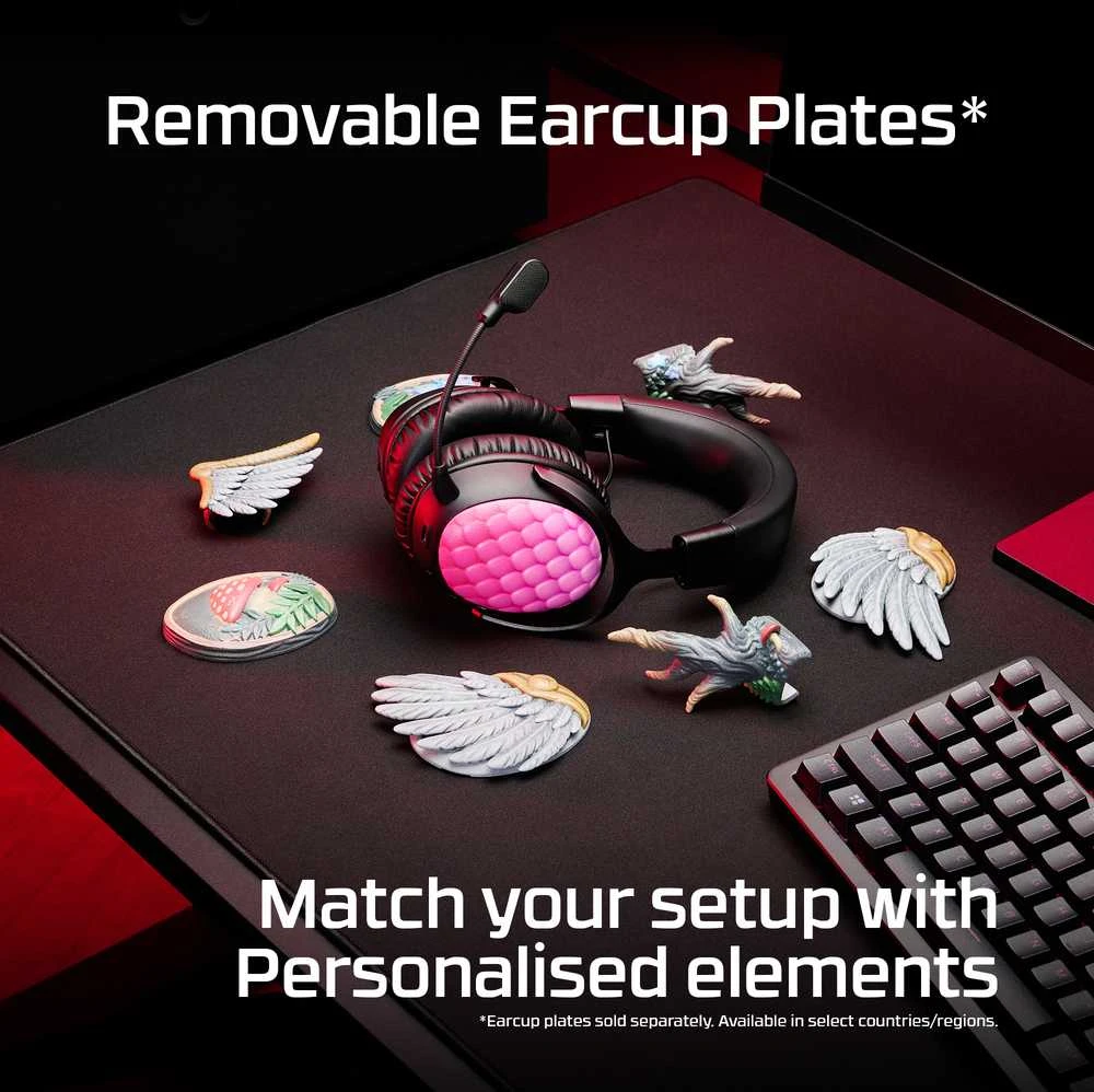 HyperX Cloud III S Belaidės Juodas (Juodos) Belaidės Žaidimų Ausinės