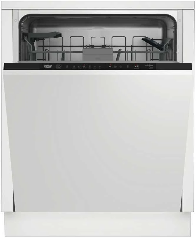 BEKO Built-In Indaplovė BDIN16435, D energijos klasė, savaime džiūsta, LED taškas