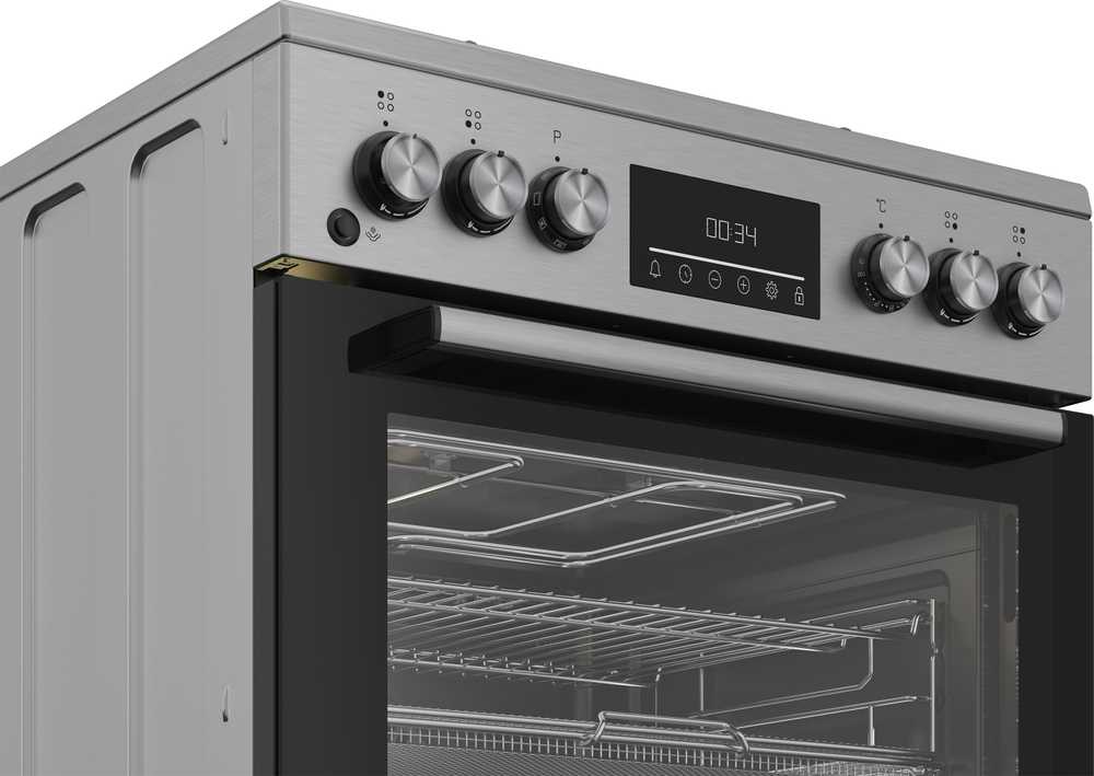 Viryklė BEKO Cooker FBMA62330TXDSN, Plotis 60 cm, A, Gas/Electric, LED screen