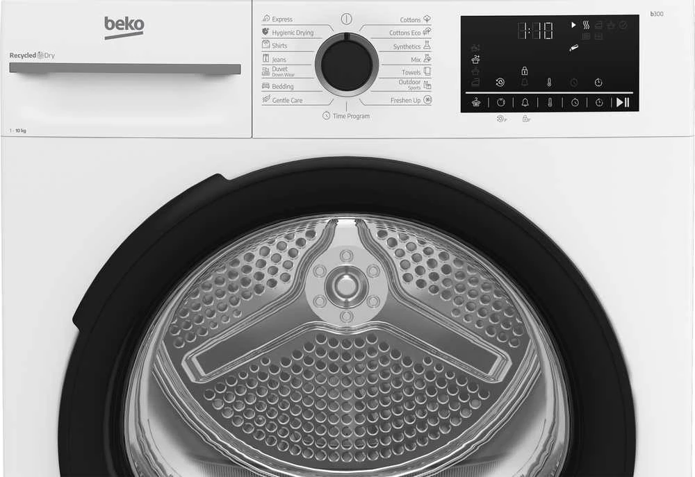 Džiovyklė BEKO Dryer BM3T40230W, 10 kg, Energy class E, Gylis 60.7 cm, Inverter