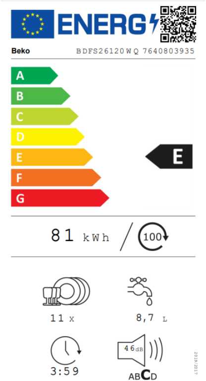 Indaplovė BEKO BDFS26120WQ