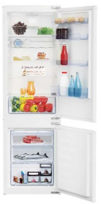 BEKO Šaldytuvas RCSA270K40WN, Energy class E, Height 171cm, Baltas