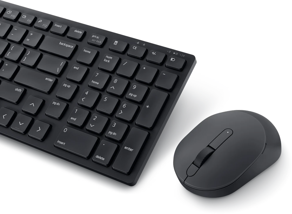 Belaidės pelės ir klaviatūros rinkinys Dell Silent KM555, lietuvių k., QWERTY