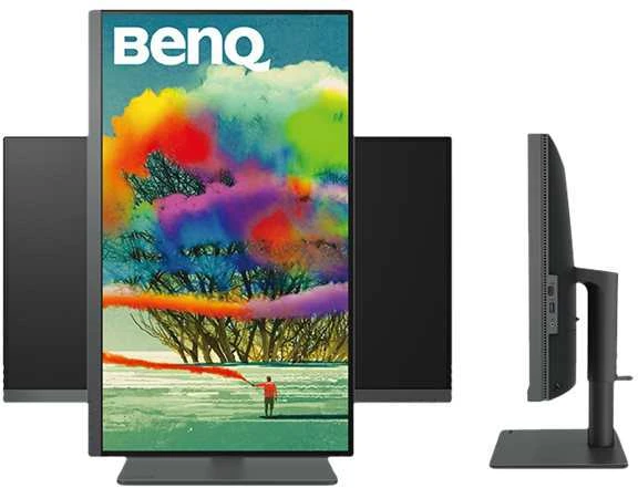 Monitorius BENQ PD2705U 27 colių LED 3840x2160 16:9 350cd/m2 5ms HDMI/DP/USB-C PD65W Juodas
