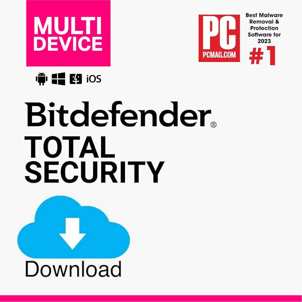 BitDefender Total Security programinės įrangos vaizdinė informacija