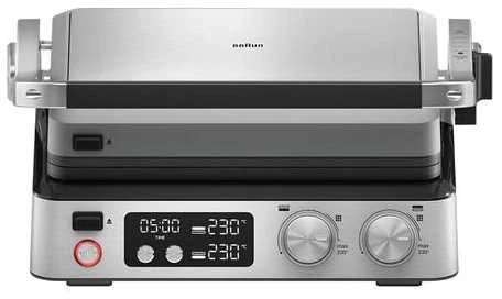 BRAUN MultiGrill 7 Contact grilis CG 7044, grotelės, keptuvės ir vaflinės lėkštės