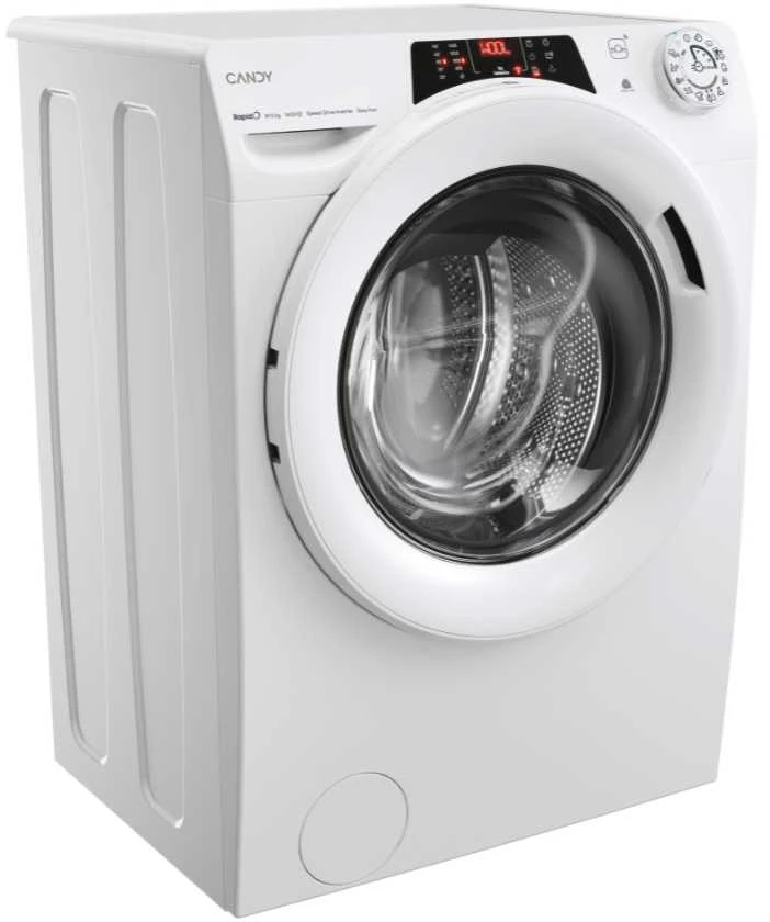 Candy Skalbimo mašina with Dryer | ROW 4854DWMT/1-S | Energy efficiency class A/D | Front loading | Skalbimo talpa 8kg | 1400 RPM | Gylis 53 cm | Plotis 60 cm | Ekranas | TFT | Drying system | Drying capacity 5kg | Steam function | Wi-Fi | Baltas