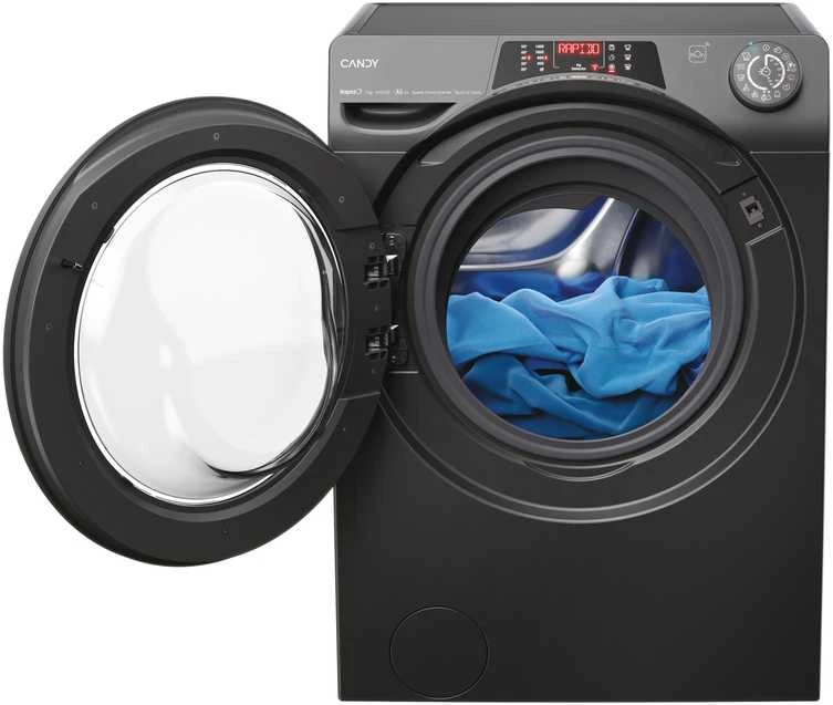 Skalbimo mašina Candy RapidO RO4476DWMRR7/1-S, 7kg, 1400 rpm, antracito