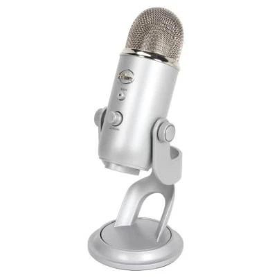 Blue Logitech G Mėlyna Yeti (Sidabrinis) kondensatorinis mikrofonas