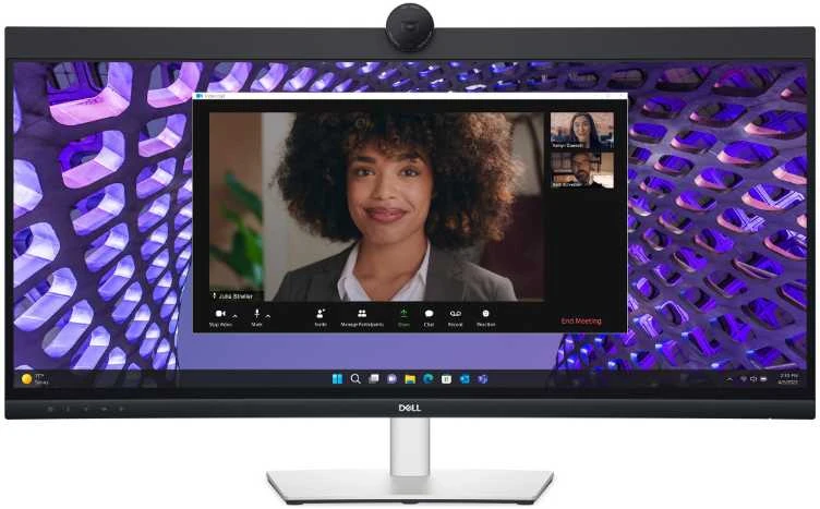 Dell Pro 34 Plus P3424WEB vaizdo konferencijų monitorius, 34" IPS WQHD