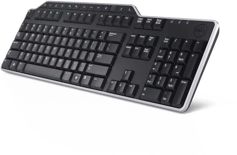 Dell Klaviatūra : Russian (QWERTY) Dell KB-522 su laidu Business Multimedia Klaviatūra su USB jungtimi Juodas