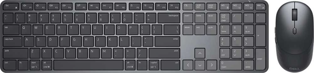 Dell Pro 7 Slim Klaviatūra ir pelė - KM726 - Russian (QWERTY)