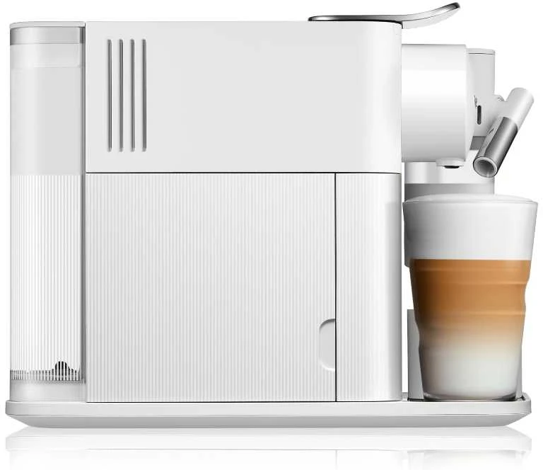 Automatinis kavos aparatas su pieno plakikliu Delonghi EN510.W Nespresso, Baltos spalvos