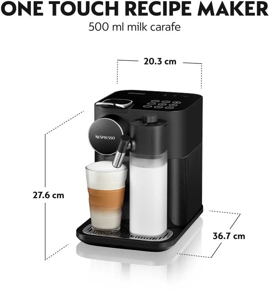 Kavos aparatas DELONGHI Nespresso EN640.B GRAN LATTISSIMA kapsulinis kavos virimo aparatas