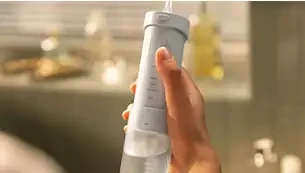 Burnos irigatorius Philips Sonicare Compact Flosser 1000 HX3333/24, mėlynas aprašymas - Prekės nuotrauka