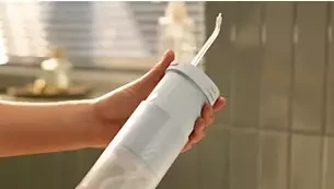 Burnos irigatorius Philips Sonicare Compact Flosser 1000 HX3333/24, mėlynas aprašymas - Prekės nuotrauka