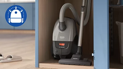„Philips 2000“ serijos dulkių siurblys su maišeliu XD2152/12, 800 W (Pažeista pakuotė) aprašymas - Prekės nuotrauka
