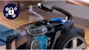 Dulkių siurblys Philips PowerPro Expert FC9744/09, Juodos/Žalios spalvos aprašymas - Prekės nuotrauka