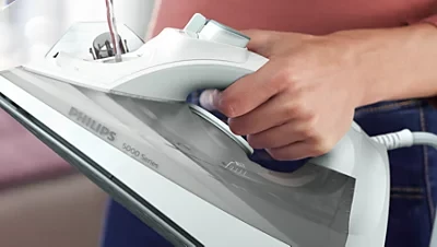 Philips 5000 Series Garų lygintuvas DST5010/10 2400 W galia 40 g/min nenutrūkstamas garas 160 g garo pripūtimas SteamGlide Plus aprašymas - Prekės nuotrauka