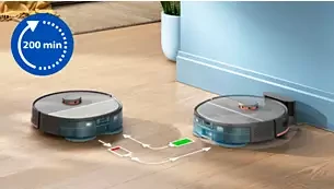 Dulkių siurblys-robotas Philips HomeRun 5000 serija, sausas ir drėgnas valymas, XU5000/10 aprašymas - Prekės nuotrauka